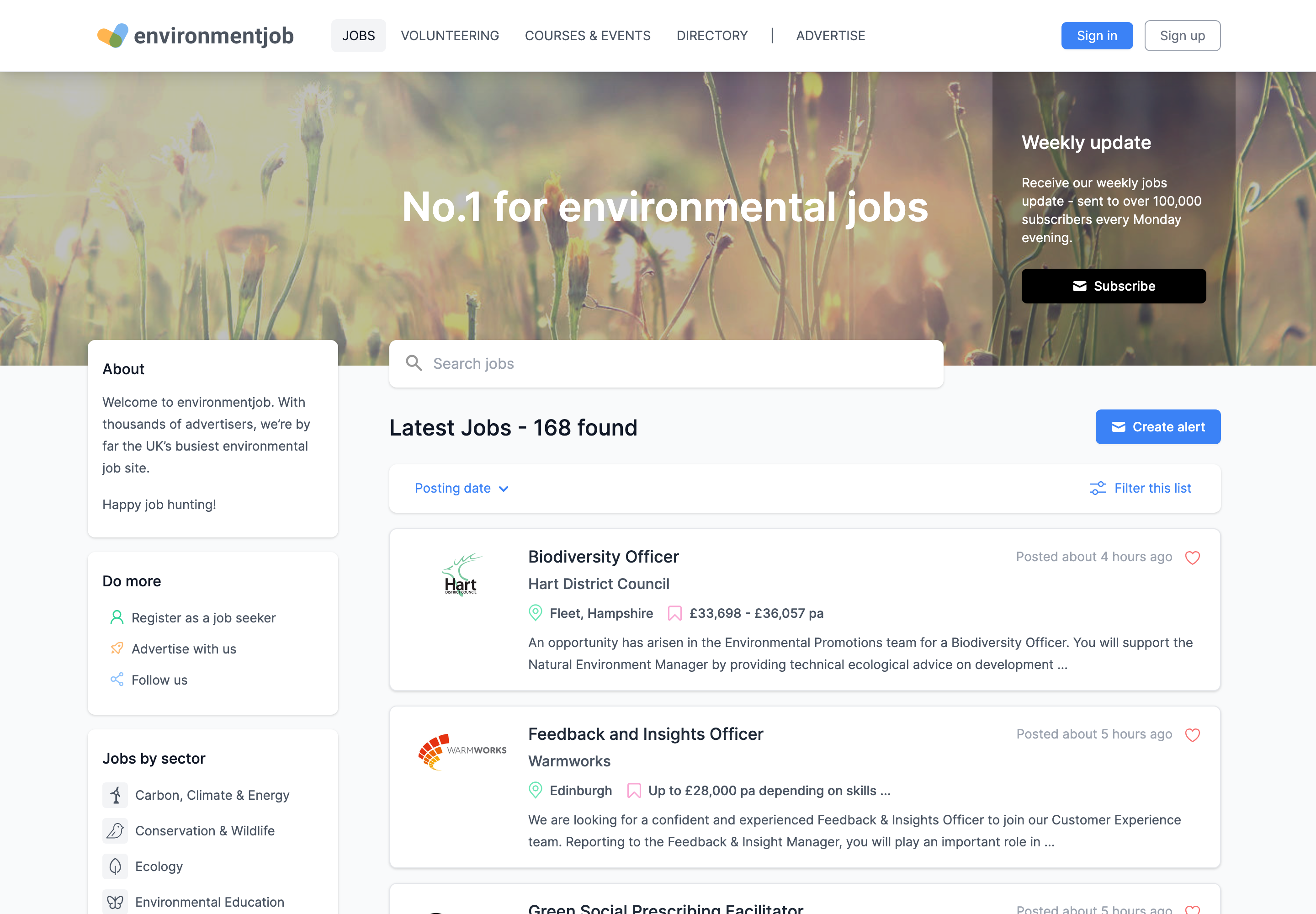 Environment Job